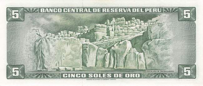 5 Soles de Oro 1973